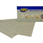 ADESIVO DUPLA FACE PARA EMBLEMAS (KIT DE 5 FOLHAS)