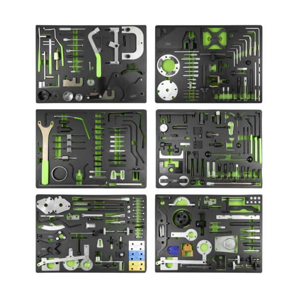 Carrinho de ferramentas com 7 gavetas cinzento- kit de sincronização incluído - Image 2
