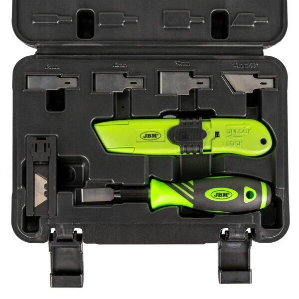 Conjunto de facas e raspadores