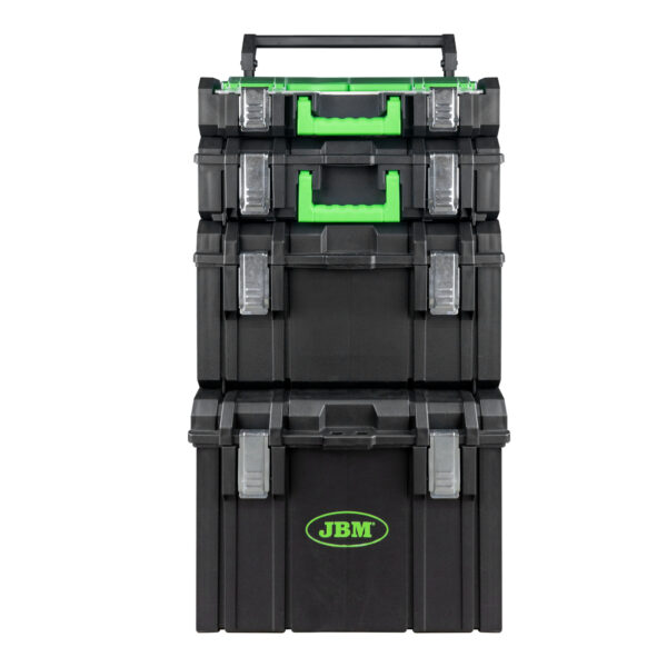 Carrinho modular com 4 caixas empilháveis - Image 2