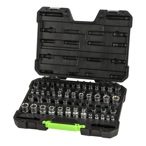 Maleta com soquetes e pontas torx / torx plus de 77 peças - Image 2
