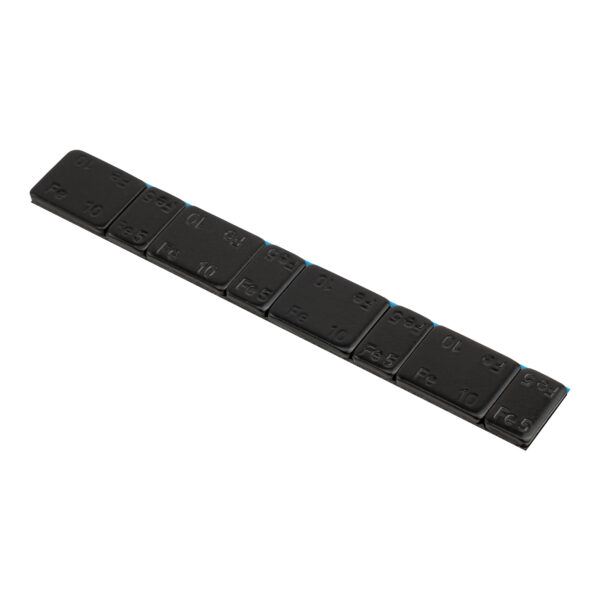 Caixa com 100 contrapesos adesivos de ferro – 60 g (4x10 g + 4x5 g) – preto - Image 3