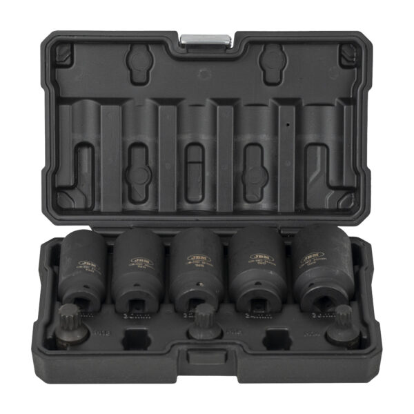 Conjunto de 5 chaves hexagonais e 3 chaves de impacto xzn 1/2