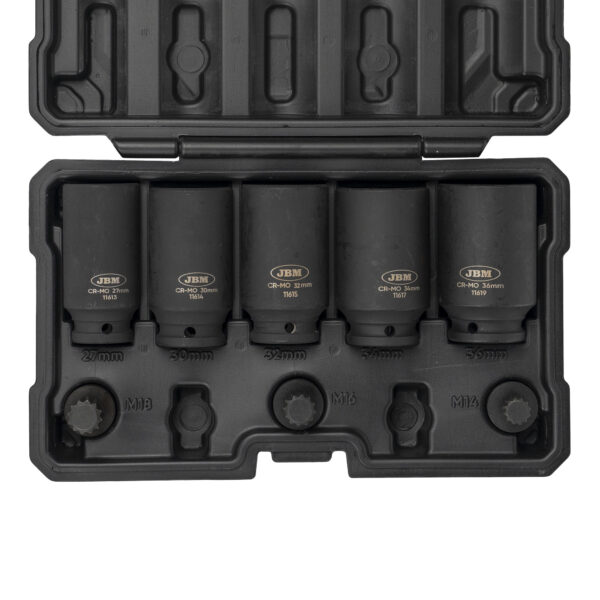 Conjunto de 5 chaves hexagonais e 3 chaves de impacto xzn 1/2 - Image 3