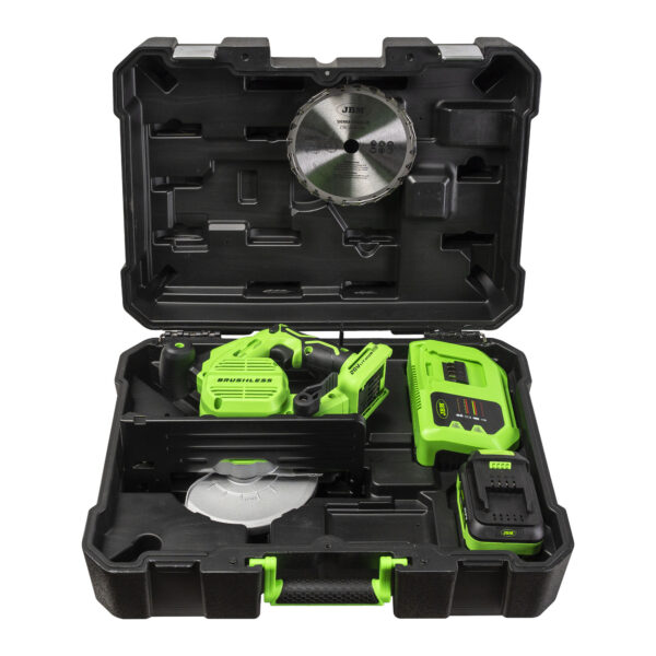 Serra circular com motor brushless com caixa