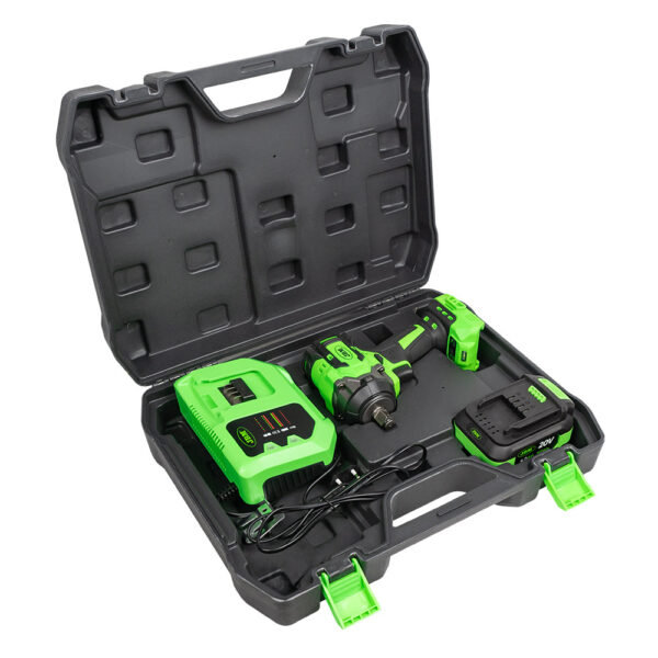 Chave de impacto sem fio 1/2″ 800nm com estojo - Image 2