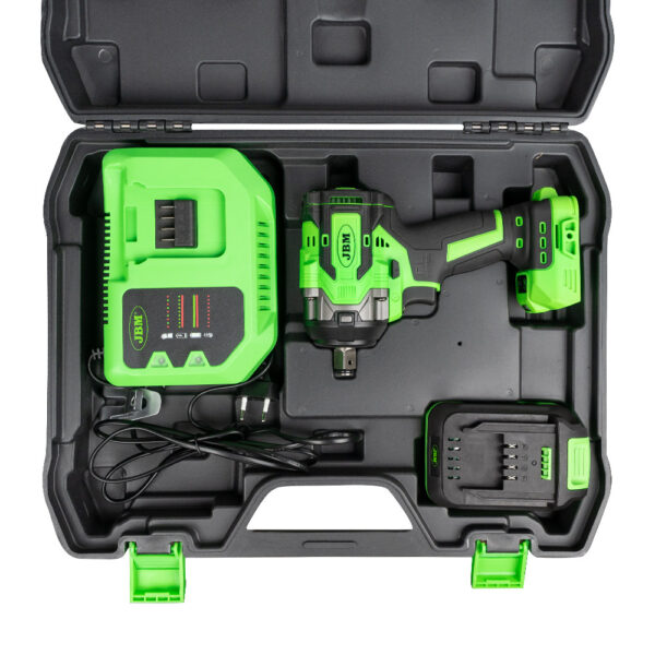 Chave de impacto sem fio 1/2″ 800nm com estojo - Image 3
