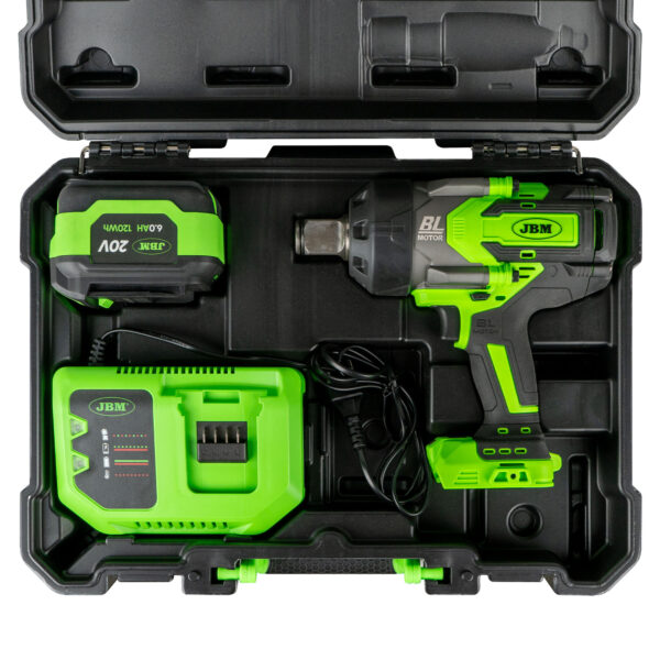 Chave de impacto sem fio 1″ 2300nm com estojo - Image 4