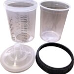 KIT 50 VASOS FLEXÍVEIS P/ PINTURA 125 MICRAS