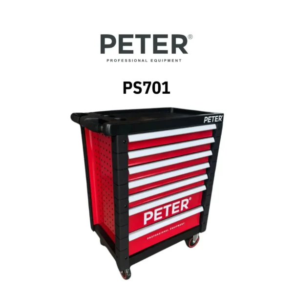Carro de ferramentas de 172 peças e 7 gavetas - PS701