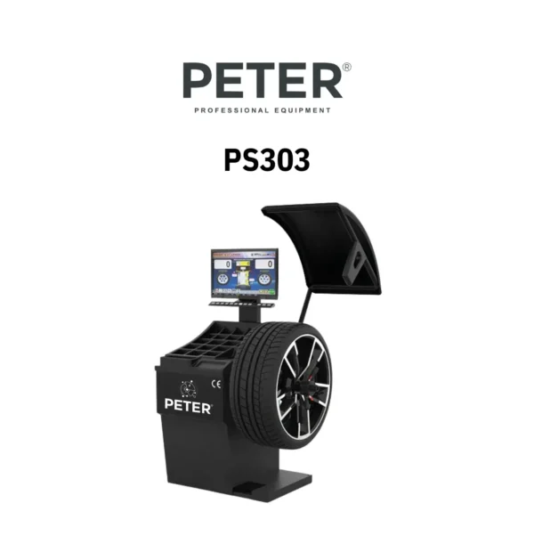 Máquina de calibrar rodas automática para motas/carros PS303